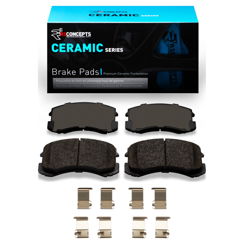Mitsubishi Lancer Brake Pads - Front - R1 Concepts - Ceramic - `02-`07